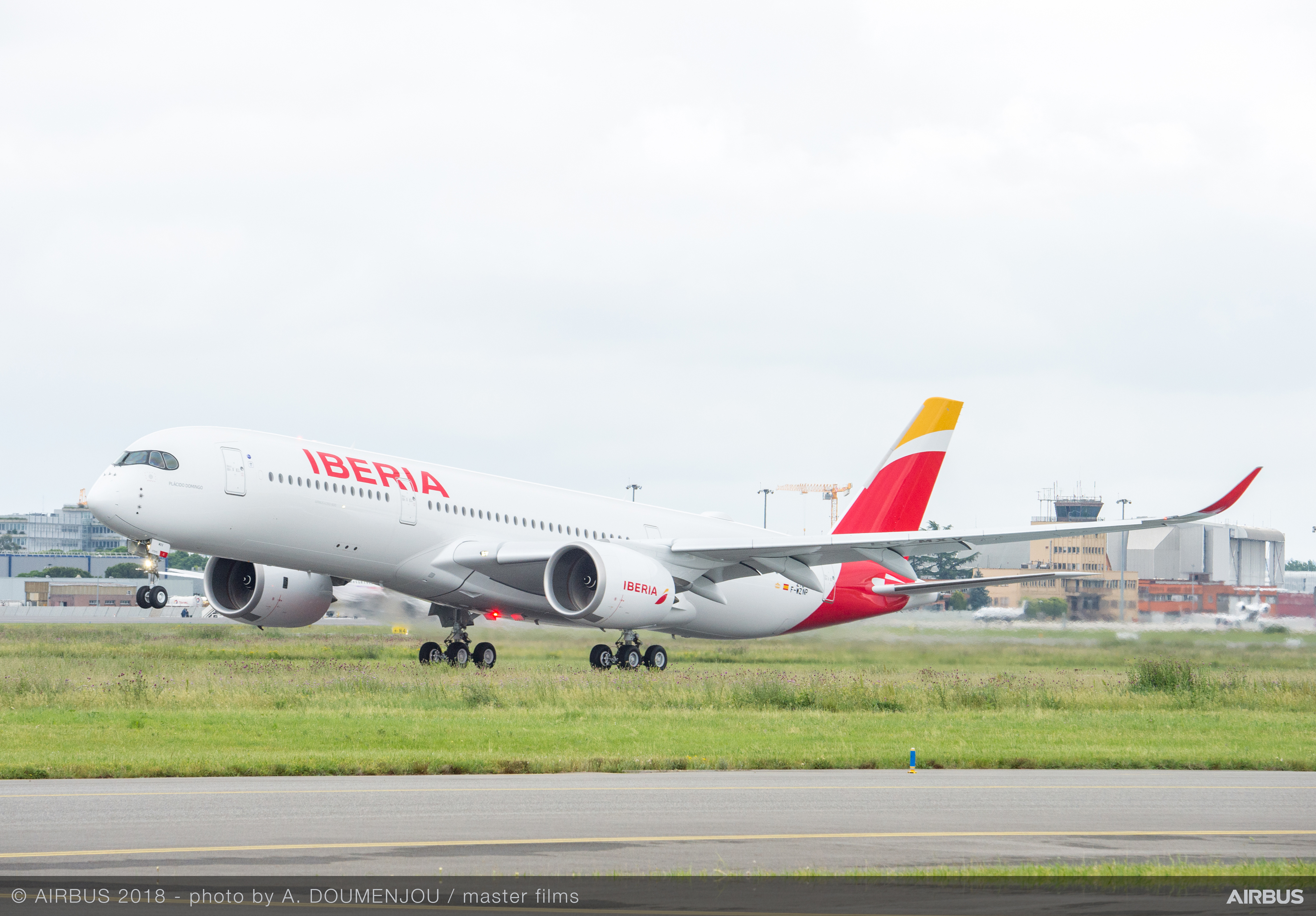 A350 900 Iberia plane