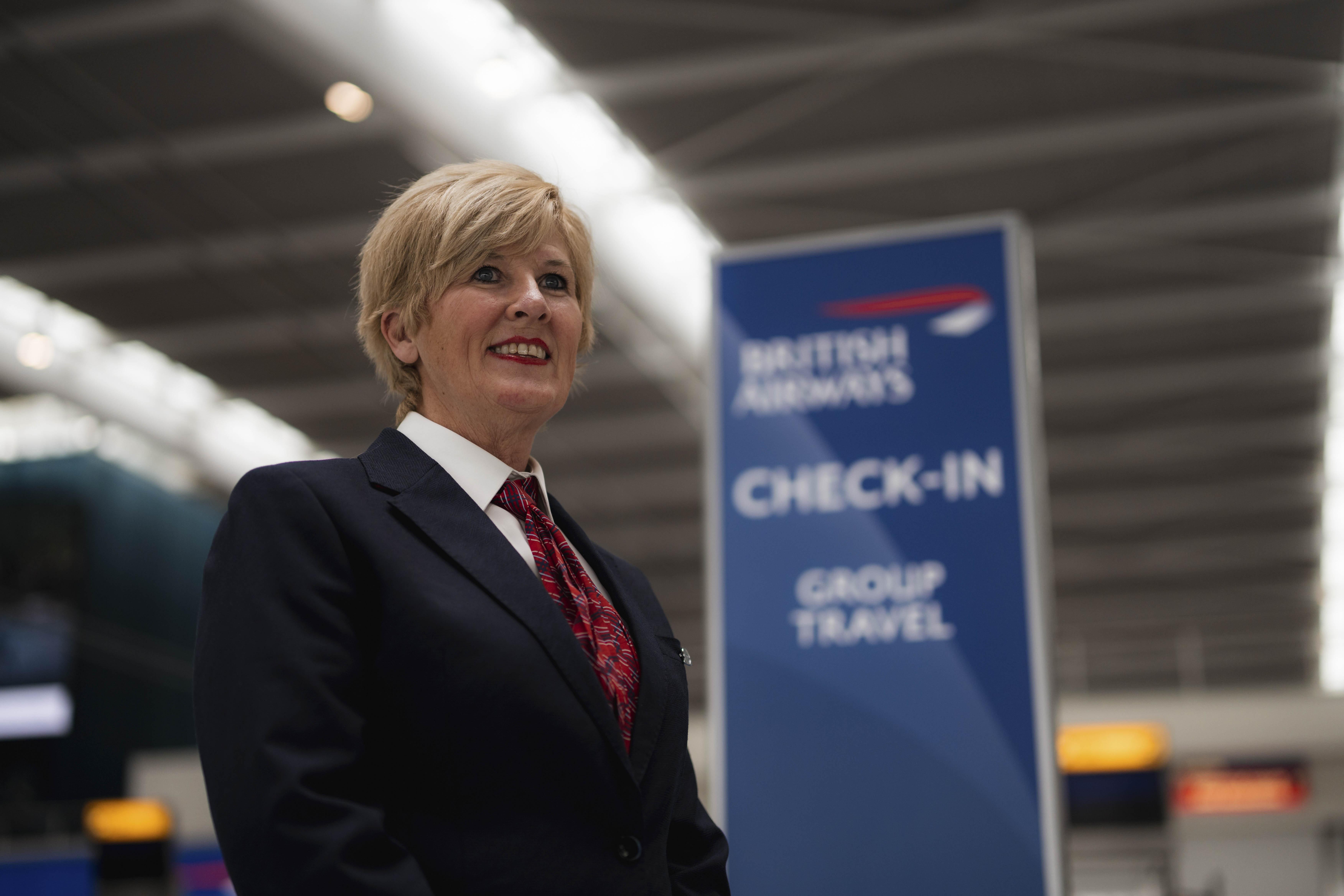 British Airways check-in area