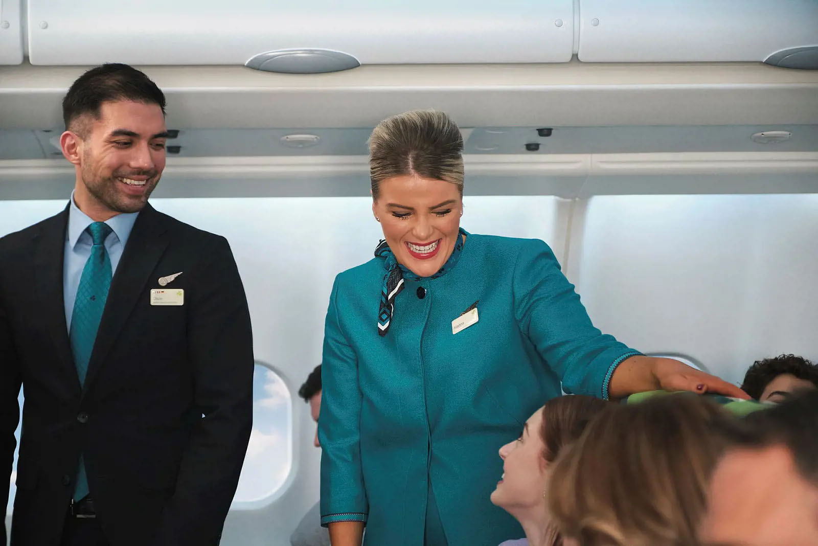 Aer Lingus Cabin Crew interacting